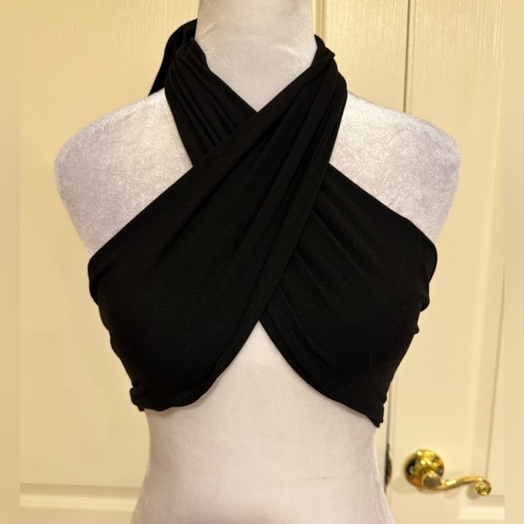Tops - Black wrap top​​​​​